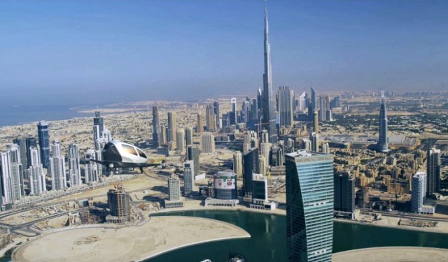 Du khách đến Dubai chuẩn bị được trải nghiệm taxi bay không người lái ảnh 3