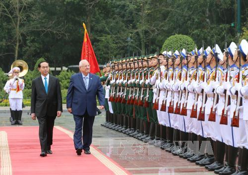Chủ tịch nước Trần Đại Quang chủ trì tiệc chiêu đãi Tổng thống Israel ảnh 2