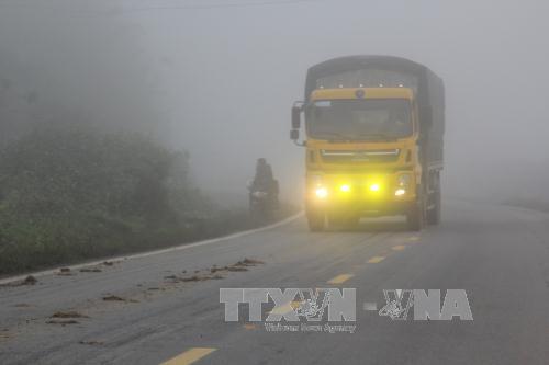 Miền Bắc phổ biến thời tiết sáng sớm có sương mù, có thể có mưa rải rác. Ảnh: Công Luật/TTXVN
