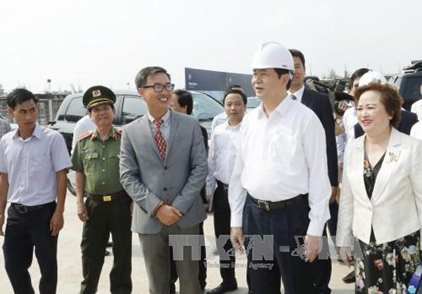 Chủ tịch nước kiểm tra công tác chuẩn bị Tuần lễ Cấp cao APEC 2017 ảnh 1