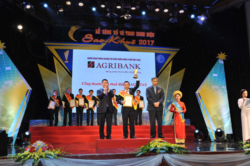 Agribank được vinh danh phần mềm xuất sắc tại Sao Khuê 2017 ảnh 1