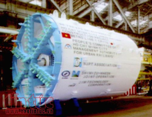 Dùng robot khoan hầm metro từ Ba Son đến Nhà hát Thành phố ảnh 1