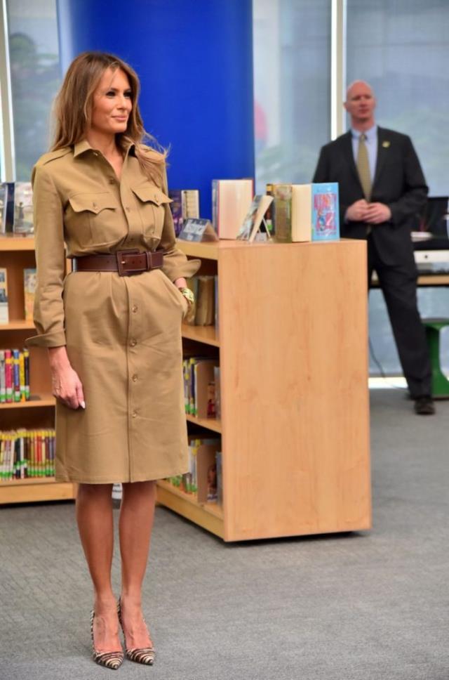 Chiêm ngưỡng những bộ cánh thời thượng của bà Melania Trump ảnh 5