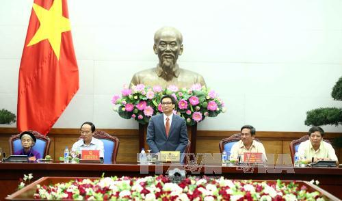 Phó Thủ tướng Vũ Đức Đam tiếp Đoàn đại biểu người có công tỉnh Phú Thọ và tỉnh Sóc Trăng ảnh 1