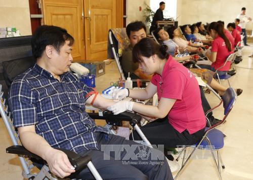 Cán bộ, công chức Văn phòng Chính phủ tham gia hiến máu tình nguyện ảnh 1