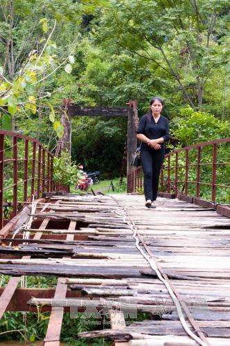 Cao Bằng: Cầu treo xuống cấp, hiểm nguy rình rập mùa mưa lũ ảnh 2