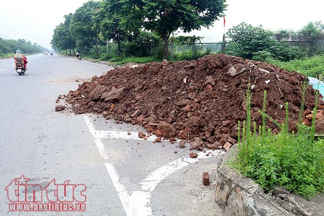 Đại lộ Thăng Long cỏ dại cao ngút đầu, ngổn ngang rác thải ảnh 20