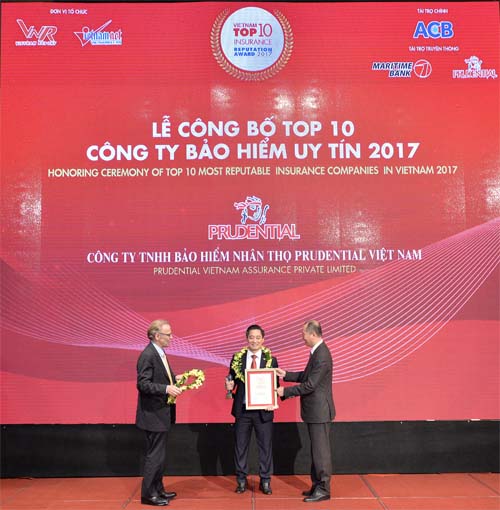 Prudential đứng đầu top 10 công ty bảo hiểm nhân thọ uy tín ảnh 1