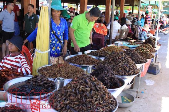 Khám phá chợ côn trùng đặc sản ‘nhìn phát khiếp’ ở đất nước Chùa Tháp ảnh 2