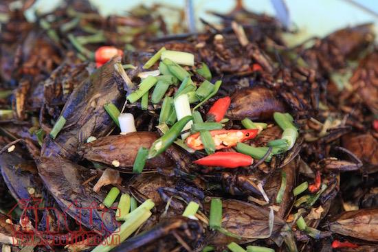 Khám phá chợ côn trùng đặc sản ‘nhìn phát khiếp’ ở đất nước Chùa Tháp ảnh 5