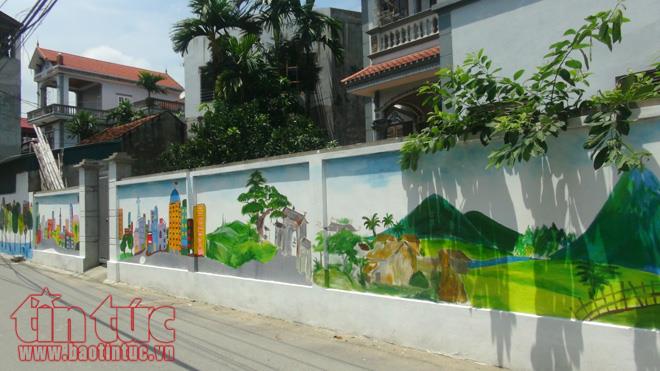 Hà Nội: Con đường 'bích họa' đầy sắc màu ở làng Đông Khê ảnh 10