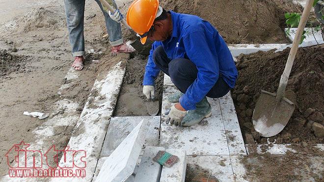 Hàng loạt vỉa hè Hà Nội được lát đá tự nhiên ảnh 5