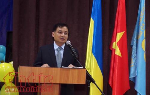 Khai giảng lớp học tiếng Việt tại thủ đô Kiev, Ukraine ảnh 1