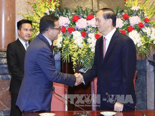  Chủ tịch nước tiếp các đoàn Hội Chữ thập đỏ - Trăng lưỡi liềm đỏ quốc tế ảnh 1