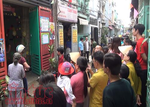 Cháy điểm giữ trẻ mầm non tư thục, khu dân cư hoảng loạn ảnh 1