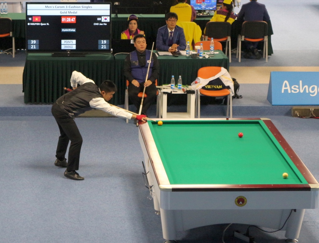 Nguyễn Quốc Nguyện giành HCV Billiards Carom 3 băng ảnh 1