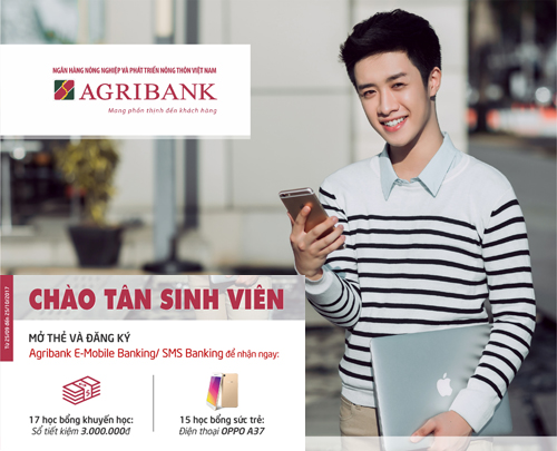 Tưng bừng khuyến mại - Agribank chào tân sinh viên 2017 ảnh 1