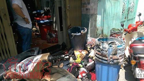 Bất cẩn trong lúc hàn xì gây cháy nhà hàng xóm ảnh 2