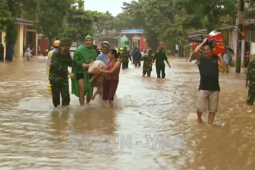Nhiều địa phương Thanh Hóa tiếp tục cho học sinh nghỉ học do mưa lũ ảnh 1