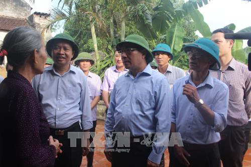 Phó Thủ tướng Phạm Bình Minh làm việc tại Thanh Hóa về công tác khắc phục thiệt hại do mưa lũ ảnh 2