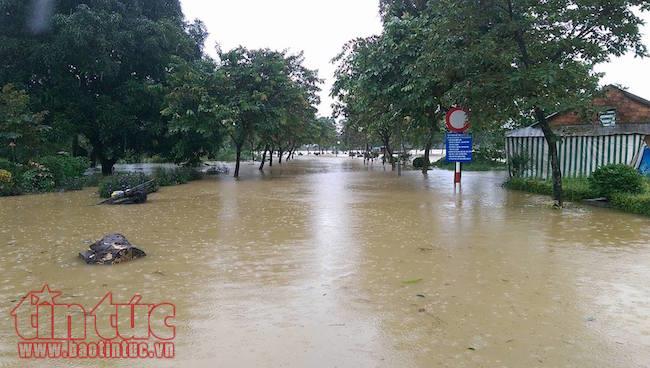 Thành phố Huế ngập chìm trong biển nước do mưa kết hợp xả lũ ảnh 6