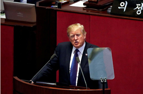 Thông điệp cứng rắn của Tổng thống Trump tới Triều Tiên: 'Đừng thử thách chúng tôi' ảnh 1