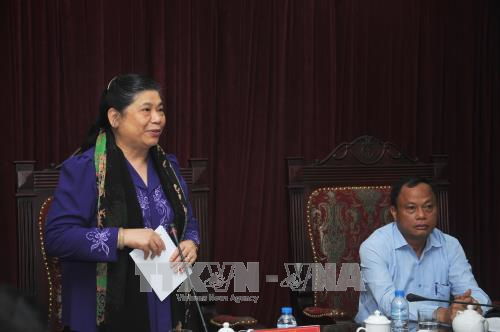 Phó Chủ tịch Thường trực Quốc hội Tòng Thị Phóng thăm và làm việc tại Bắc Kạn ảnh 1