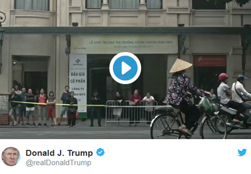 Tổng thống Trump tung video ấn tượng tổng kết chuyến công du châu Á ảnh 1