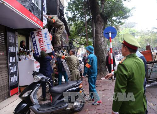 Hà Nội mở đợt kiểm tra trật tự đô thị, trật tự giao thông ảnh 1