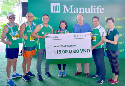 Manulife Việt Nam đóng góp gần 700 triệu cho 'Nhịp Tim Việt Nam' ảnh 1