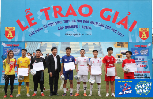 Kết thúc Giải bóng đá học sinh Hà Nội tranh Cup Number 1 Active ảnh 1