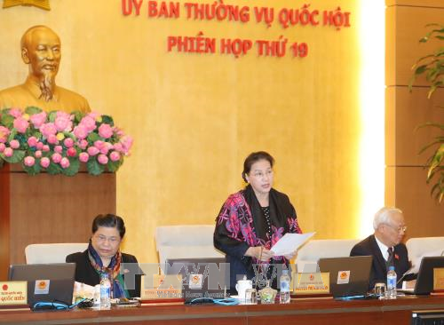 Khai mạc Phiên họp thứ 19 của Ủy ban Thường vụ Quốc hội ảnh 1