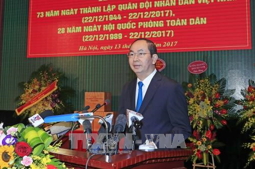 Chủ tịch nước thăm và làm việc với Bộ tư lệnh Biên phòng ảnh 1