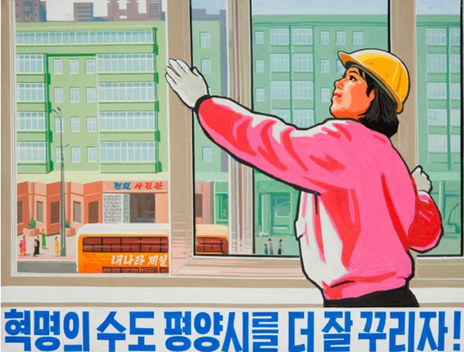 Tranh cổ động tiết lộ gì về cuộc sống dân Triều Tiên? ảnh 3
