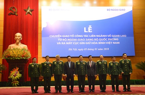 Ra mắt Cục Gìn giữ hòa bình Việt Nam ảnh 1