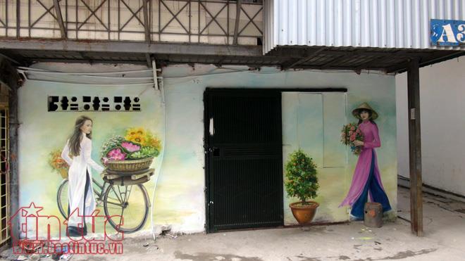 Khu tập thể phụ nữ Trung ương ‘lột xác’ nhờ tranh bích họa ảnh 4