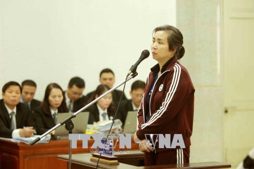 Chùm ảnh: Phiên tòa xét xử vụ án tham ô tài sản xảy ra tại PVP Land chiều 24/1 ảnh 2