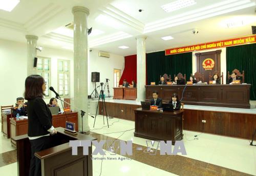 Chùm ảnh: Phiên tòa xét xử vụ án tham ô tài sản xảy ra tại PVP Land chiều 24/1 ảnh 5