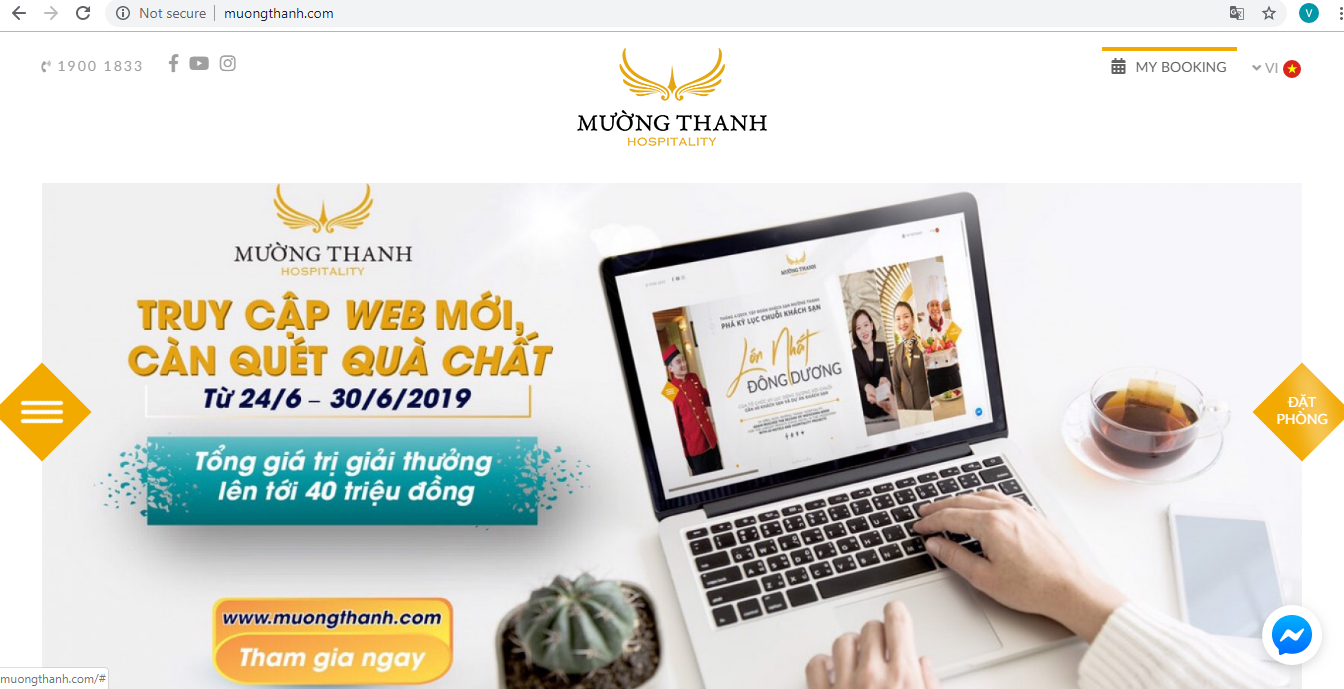 Mường Thanh Hospitality ra mắt Website mới - Một diện mạo mới, muôn vàn trải nghiệm