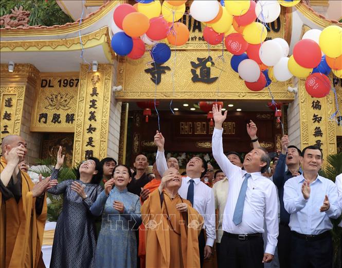 Phó Thủ tướng Trương Hoà Bình chúc mừng Đại lễ Phật đản tại TP Hồ Chí Minh