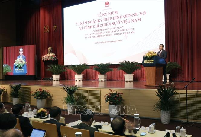  Lễ kỷ niệm 70 năm ngày ký Hiệp định Geneva về đình chỉ chiến sự ở Việt Nam 