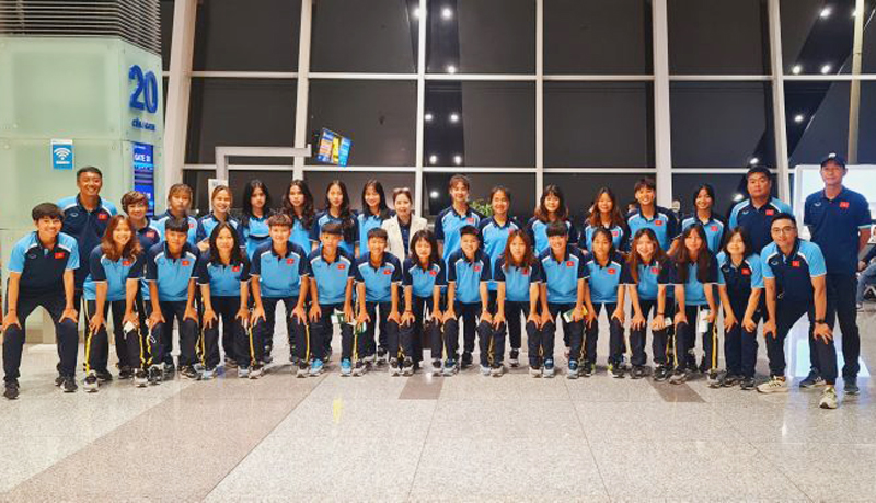  Đội tuyển bóng đá nữ U18 Việt Nam tập huấn tại Nhật Bản 