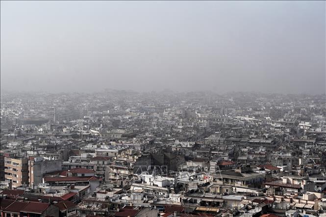  Hy Lạp hứng chịu đợt ô nhiễm bụi mới từ sa mạc Sahara 