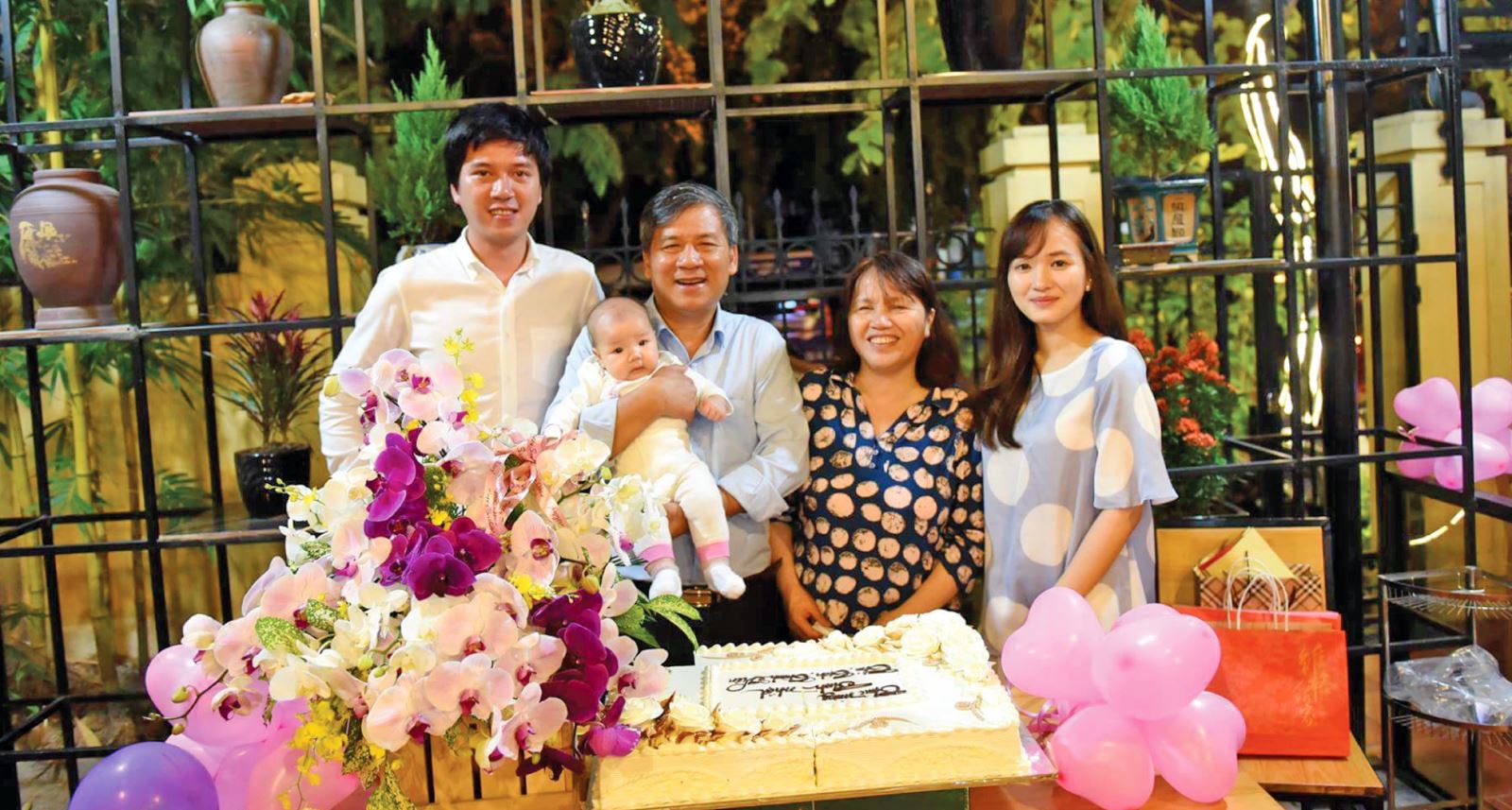 Gia đình GS Nguyễn Anh Trí.