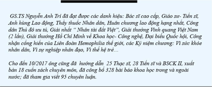 Đặc biệt: GS.TS Nguyễn Anh Trí - Người ‘nhạc trưởng’ tài ba của những dòng máu nóng ảnh 16