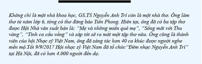 Đặc biệt: GS.TS Nguyễn Anh Trí - Người ‘nhạc trưởng’ tài ba của những dòng máu nóng ảnh 27
